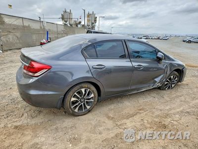 Trzecie zdjęcie samochodu z tyłu: 2013 HONDA CIVIC EX VIN:19XFB2F80DE053954 - miniatura