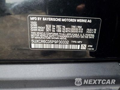Zdjęcie 13 z 13 samochodu: 2023 BMW X5 XDRIVE40I VIN:5UXCR6C05P9P30332 - miniatura