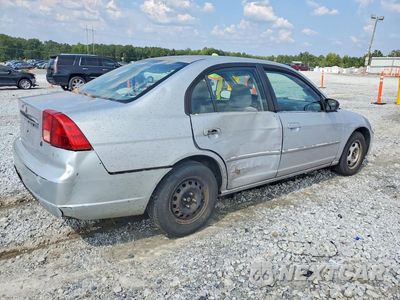Trzecie zdjęcie samochodu z tyłu: 2002 HONDA CIVIC LX VIN:1HGES16532L039385 - miniatura