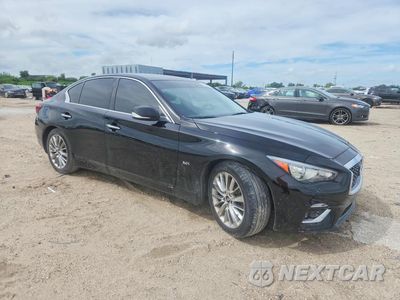 Czwarte zdjęcie samochodu z boku: 2019 INFINITI Q50 3.0T LUXE VIN:JN1EV7AP0KM543648 - miniatura