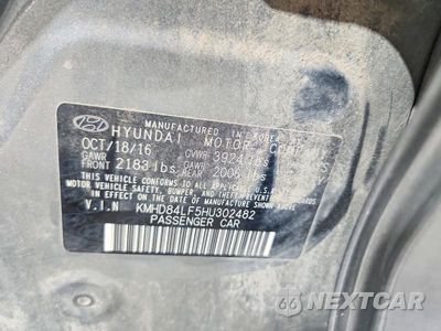 Zdjęcie 12 z 12 samochodu: 2017 HYUNDAI ELANTRA LIMITED VIN:KMHD84LF5HU302482 - miniatura