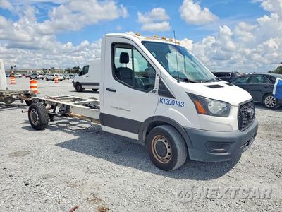 Czwarte zdjęcie samochodu z boku: 2020 FORD TRANSIT T-350 VIN:1FDBW5Z81LKB21671 - miniatura