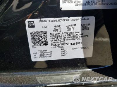 Zdjęcie 13 z 13 samochodu: 2024 CHEVROLET SILVERADO K2500 CUSTOM VIN:2GC4YME77R1263899 - miniatura
