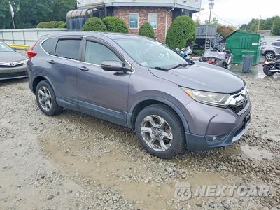 Czwarte zdjęcie samochodu z boku: 2018 HONDA CR-V EX VIN:7FARW2H52JE024227 - miniatura
