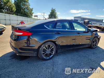 Trzecie zdjęcie samochodu z tyłu: 2018 FORD FUSION SE VIN:3FA6P0HD7JR160185 - miniatura