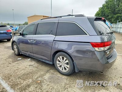 Drugie zdjęcie samochodu z przodu: 2016 HONDA ODYSSEY EXL VIN:5FNRL5H66GB001489 - miniatura