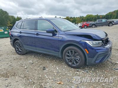Czwarte zdjęcie samochodu z boku: 2022 VOLKSWAGEN TIGUAN SE VIN:3VV2B7AXXNM174347 - miniatura