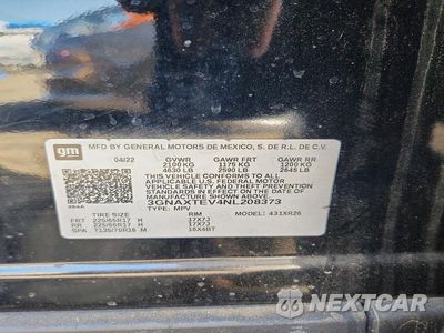 Zdjęcie 13 z 13 samochodu: 2022 CHEVROLET EQUINOX LT VIN:3GNAXTEV4NL208373 - miniatura