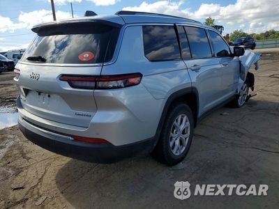 Trzecie zdjęcie samochodu z tyłu: 2021 JEEP GRAND CHEROKEE L LIMITED VIN:1C4RJKBG0M8114341 - miniatura