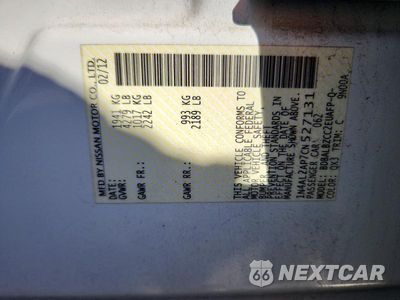Zdjęcie 13 z 13 samochodu: 2012 NISSAN ALTIMA 2.5 VIN:1N4AL2AP7CN527131 - miniatura