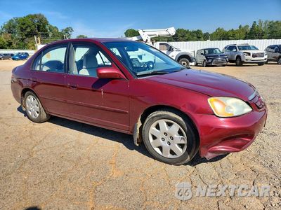 Czwarte zdjęcie samochodu z boku: 2002 HONDA CIVIC VIN:1HGES26722L034797 - miniatura