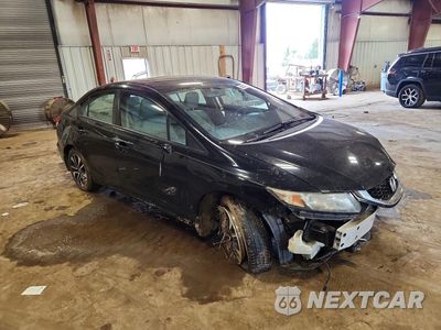 Czwarte zdjęcie samochodu z boku: 2013 HONDA CIVIC EXL VIN:19XFB2F96DE000538 - miniatura