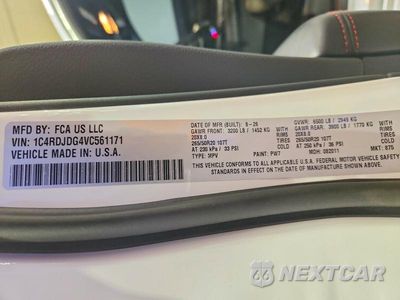 Zdjęcie 13 z 13 samochodu: 2027 DODGE DURANGO GT VIN:1C4RDJDG4VC561171 - miniatura