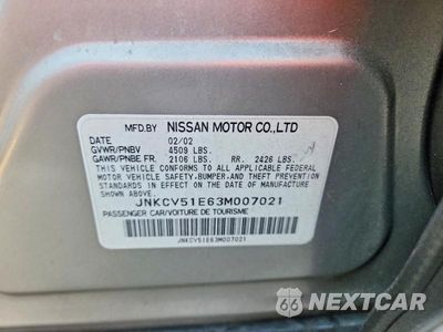 Zdjęcie 12 z 12 samochodu: 2003 INFINITI G35 BASE VIN:JNKCV51E63M007021 - miniatura