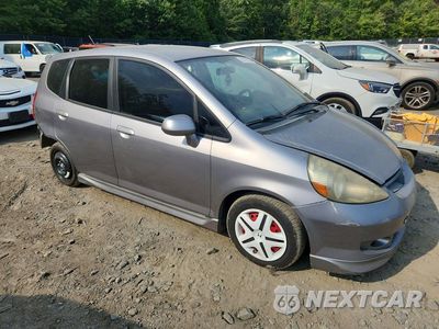 Czwarte zdjęcie samochodu z boku: 2008 HONDA FIT SPORT VIN:JHMGD38658S072842 - miniatura