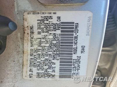 Zdjęcie 12 z 12 samochodu: 2002 TOYOTA CAMRY LE VIN:4T1BE32K82U524711 - miniatura