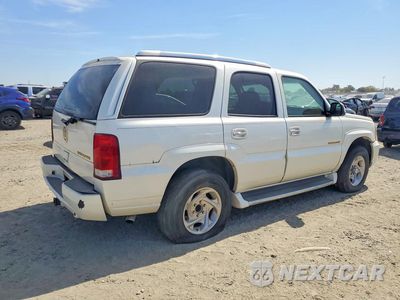 Trzecie zdjęcie samochodu z tyłu: 2002 CADILLAC ESCALADE LUXURY VIN:1GYEK63N32R166659 - miniatura