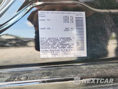 Zdjęcie 13 z 13 samochodu: 2025 NISSAN ALTIMA SV VIN:1N4BL4DV2SN376563 - miniatura