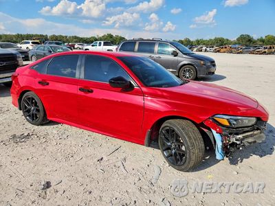 Czwarte zdjęcie samochodu z boku: 2024 HONDA CIVIC SPORT VIN:2HGFE2F58RH539969 - miniatura
