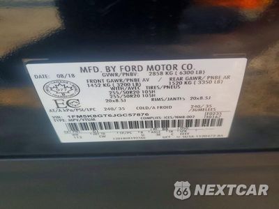 Zdjęcie 13 z 13 samochodu: 2018 FORD EXPLORER SPORT VIN:1FM5K8GT6JGC57876 - miniatura