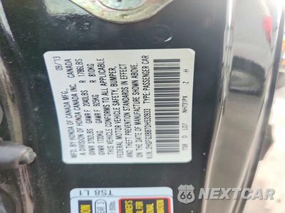 Zdjęcie 13 z 13 samochodu: 2013 HONDA CIVIC EX VIN:2HGFG3B87DH530933 - miniatura