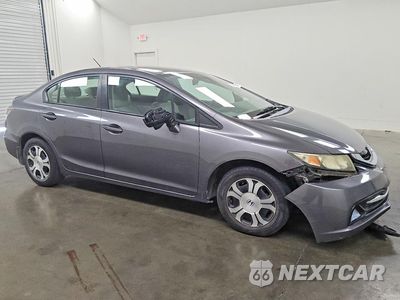 Czwarte zdjęcie samochodu z boku: 2015 HONDA CIVIC HYBRID VIN:19XFB4F24FE200402 - miniatura