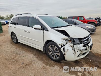 Czwarte zdjęcie samochodu z boku: 2014 HONDA ODYSSEY TOURING VIN:5FNRL5H94EB024731 - miniatura