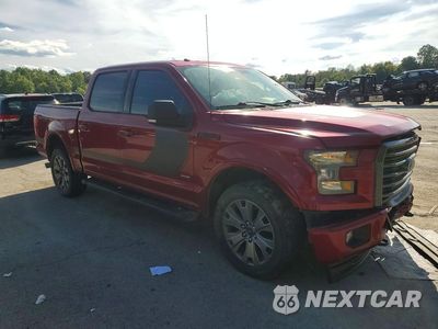 Czwarte zdjęcie samochodu z boku: 2017 FORD F150 SUPERCREW VIN:1FTEW1EP1HFA23943 - miniatura
