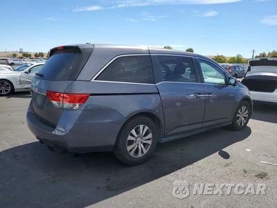 Trzecie zdjęcie samochodu z tyłu: 2016 HONDA ODYSSEY EXL VIN:5FNRL5H68GB024756 - miniatura