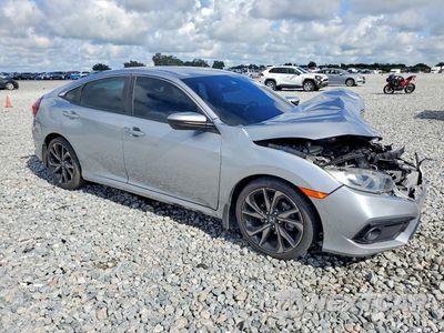 Czwarte zdjęcie samochodu z boku: 2021 HONDA CIVIC SPORT VIN:2HGFC2F83MH515409 - miniatura