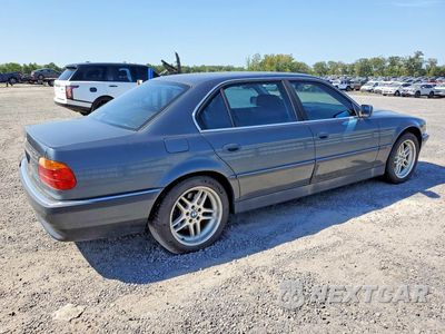 Trzecie zdjęcie samochodu z tyłu: 2000 BMW 740 IL VIN:WBAGH8342YDP08501 - miniatura