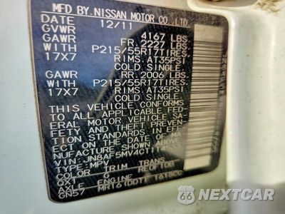 Zdjęcie 12 z 12 samochodu: 2012 NISSAN JUKE S VIN:JN8AF5MV4CT114533 - miniatura