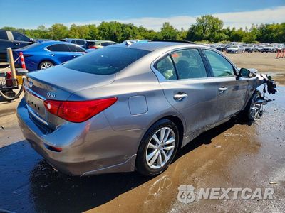 Trzecie zdjęcie samochodu z tyłu: 2015 INFINITI Q50 PREMIUM VIN:JN1BV7AR2FM420136 - miniatura