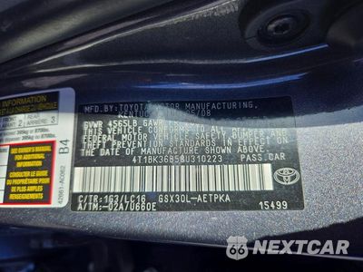 Zdjęcie 13 z 13 samochodu: 2008 TOYOTA AVALON LIMITED VIN:4T1BK36B58U310223 - miniatura