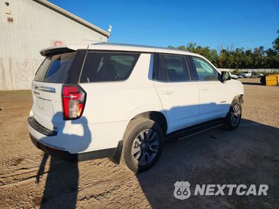 Trzecie zdjęcie samochodu z tyłu: 2023 CHEVROLET TAHOE K1500 LT VIN:1GNSKNKDXPR490766 - miniatura