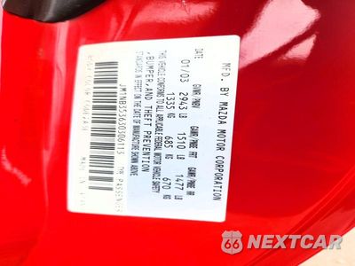 Zdjęcie 12 z 12 samochodu: 2003 MAZDA MX-5 MIATA BASE VIN:JM1NB353630306113 - miniatura