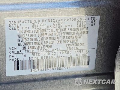 Zdjęcie 12 z 12 samochodu: 2021 NISSAN SENTRA S VIN:3N1AB8BV5MY302839 - miniatura