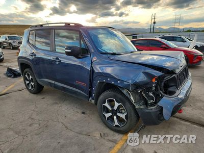 Czwarte zdjęcie samochodu z boku: 2022 JEEP RENEGADE TRAILHAWK VIN:ZACNJDC18NPN46798 - miniatura