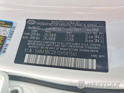 Zdjęcie 14 z 14 samochodu: 2025 HYUNDAI TUCSON SEL VIN:5NMJBCDE1SH587561 - miniatura