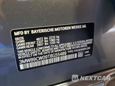 Zdjęcie 12 z 12 samochodu: 2026 B M W 3 SERIES 4D SEDAN 330I XDRIVE VIN:3MW89CW09T8G55489 - miniatura