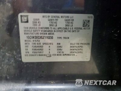 Zdjęcie 12 z 12 samochodu: 2016 CHEVROLET SILVERADO K1500 LTZ VIN:1GCVKSEC8GZ116230 - miniatura