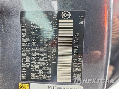 Zdjęcie 12 z 12 samochodu: 2007 TOYOTA CAMRY LE VIN:4T1BE46K67U123598 - miniatura