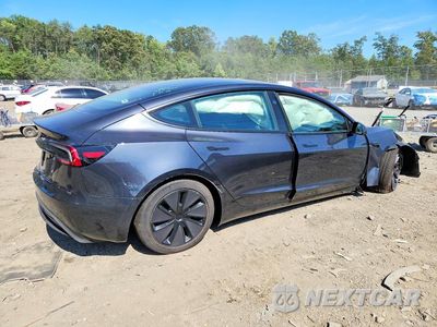 Trzecie zdjęcie samochodu z tyłu: 2026 TESLA MODEL 3 VIN:5YJ3E1EA9TF160437 - miniatura