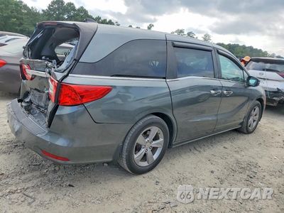 Trzecie zdjęcie samochodu z tyłu: 2018 HONDA ODYSSEY EXL VIN:5FNRL6H70JB060723 - miniatura