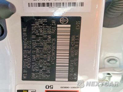 Zdjęcie 13 z 13 samochodu: 2023 TOYOTA CAMRY LE VIN:4T1C31AK1PU614726 - miniatura