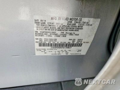 Zdjęcie 12 z 12 samochodu: 2015 FORD TAURUS SEL VIN:1FAHP2E85FG120827 - miniatura