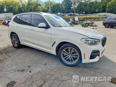 Czwarte zdjęcie samochodu z boku: 2021 BMW X3 XDRIVE30I VIN:5UXTY5C09M9H10354 - miniatura