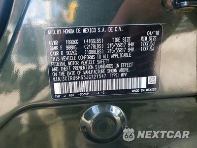 Zdjęcie 13 z 13 samochodu: 2018 HONDA HR-V EX VIN:3CZRU6H53JG721547 - miniatura