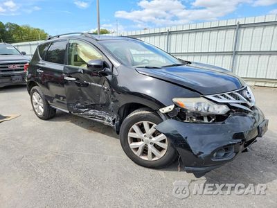 Czwarte zdjęcie samochodu z boku: 2014 NISSAN MURANO SV VIN:JN8AZ1MW7EW506352 - miniatura