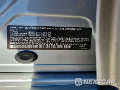 Zdjęcie 12 z 12 samochodu: 2016 BMW 528 I VIN:WBA5A5C54GD529278 - miniatura